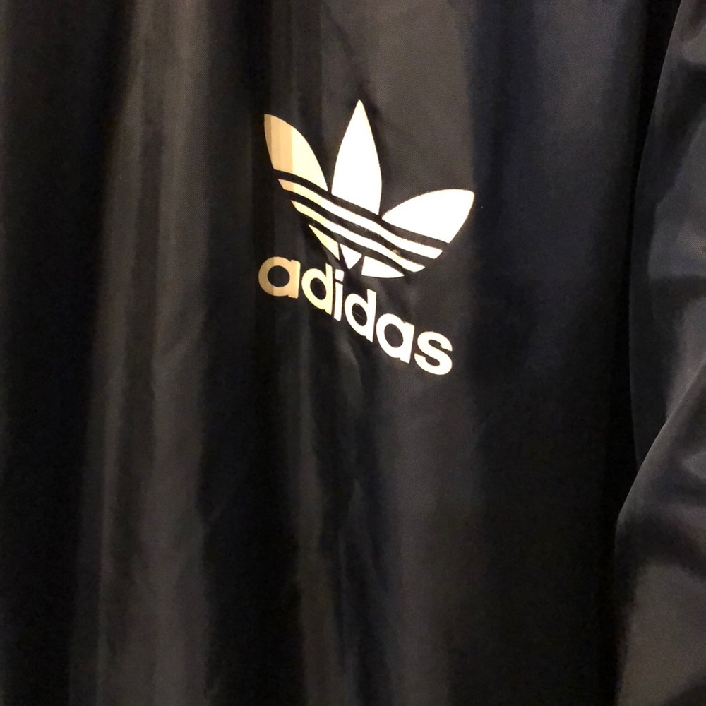 Adidas lined wind breaker jacket navy blue - Picture 2 of 7